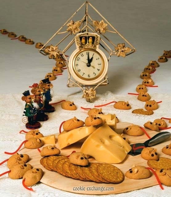 Cookie Exchange Peanut Butter Mice Cookies from The Cookie Party Cookbook